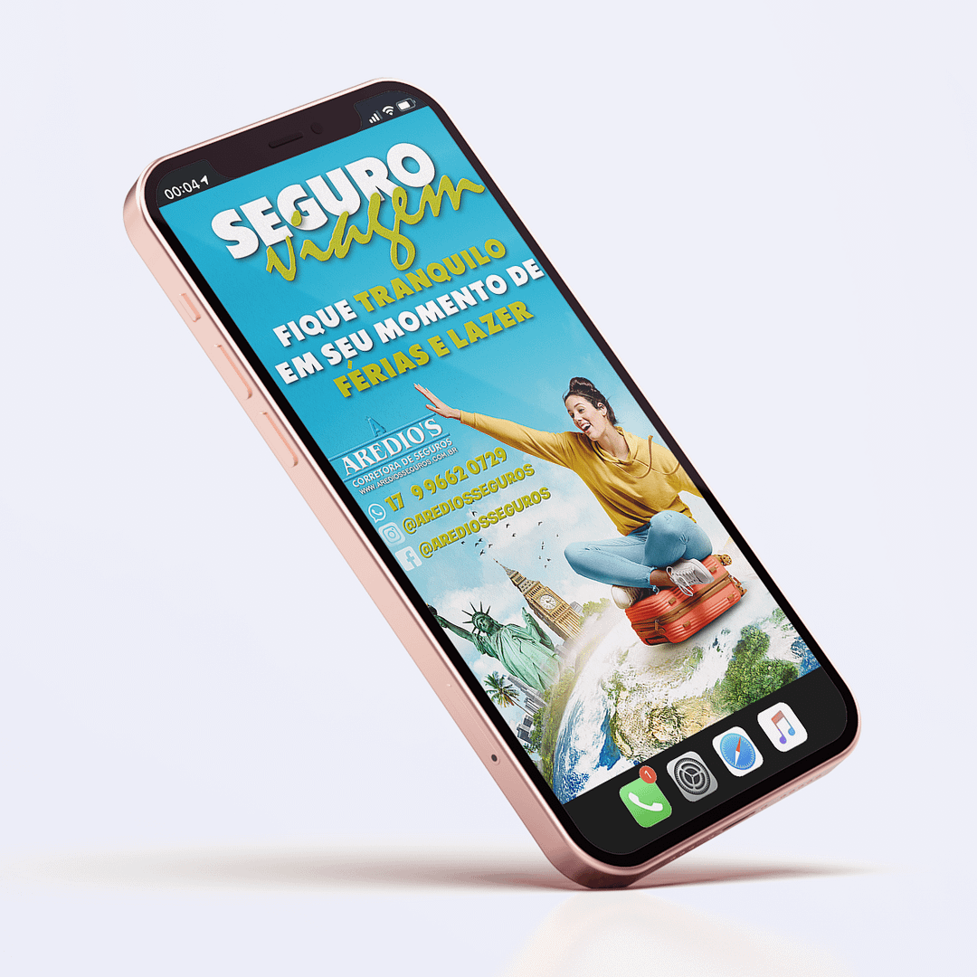 Artes para Campanha patrocinada para corretor de seguros