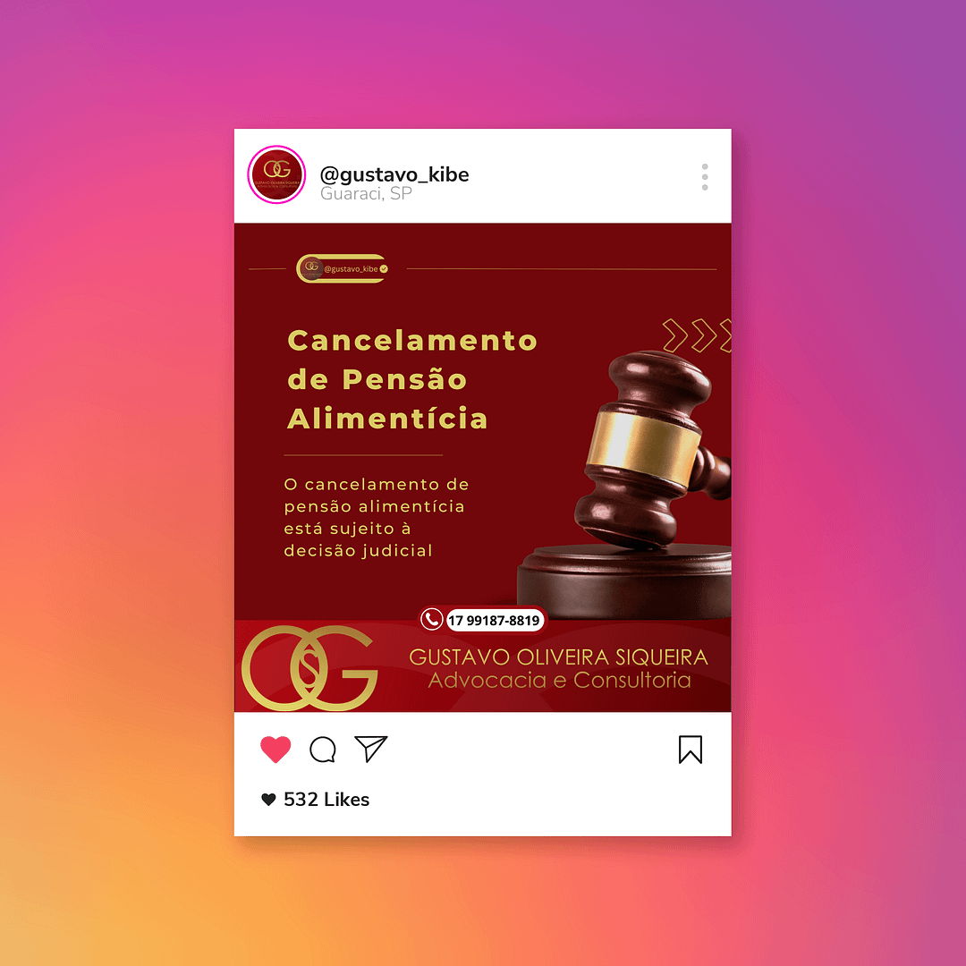 Post para rede social advogado